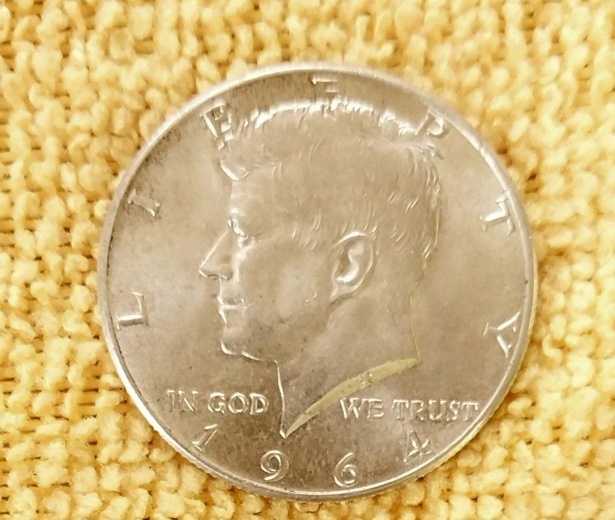 1964 Silver No Mint Half Dollar