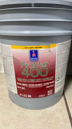 5 gallon paint (interior) white