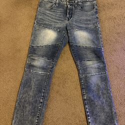 No Boundaries Men's 32x30 Skinny Stretch Jeans Cotton Blend Blue