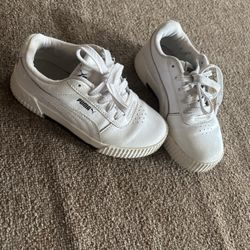 White Soft Foam Pumas Kids 