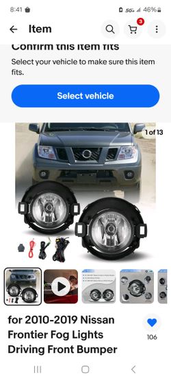 05-20 Nissan Frontier Factory Fog Lights