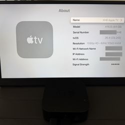 Apple TV A1625 4th Gen 64GB WIFI HD