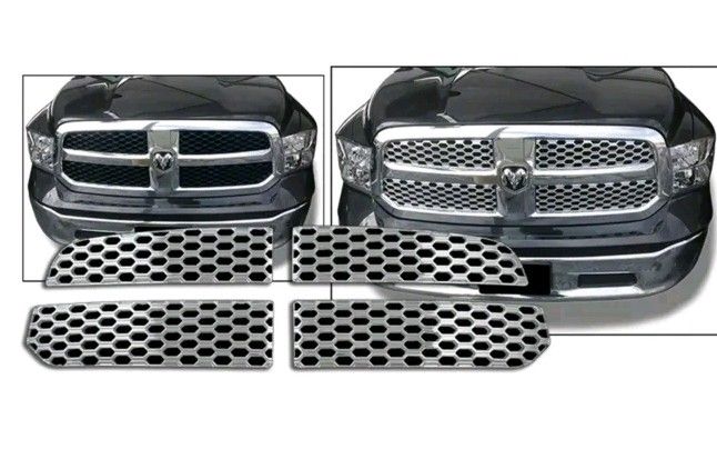 2013-2022 Ram 1500 Classic Chrome Grille Inserts