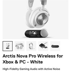 Arctis Nova Pro Wireless for Xbox & PC - White