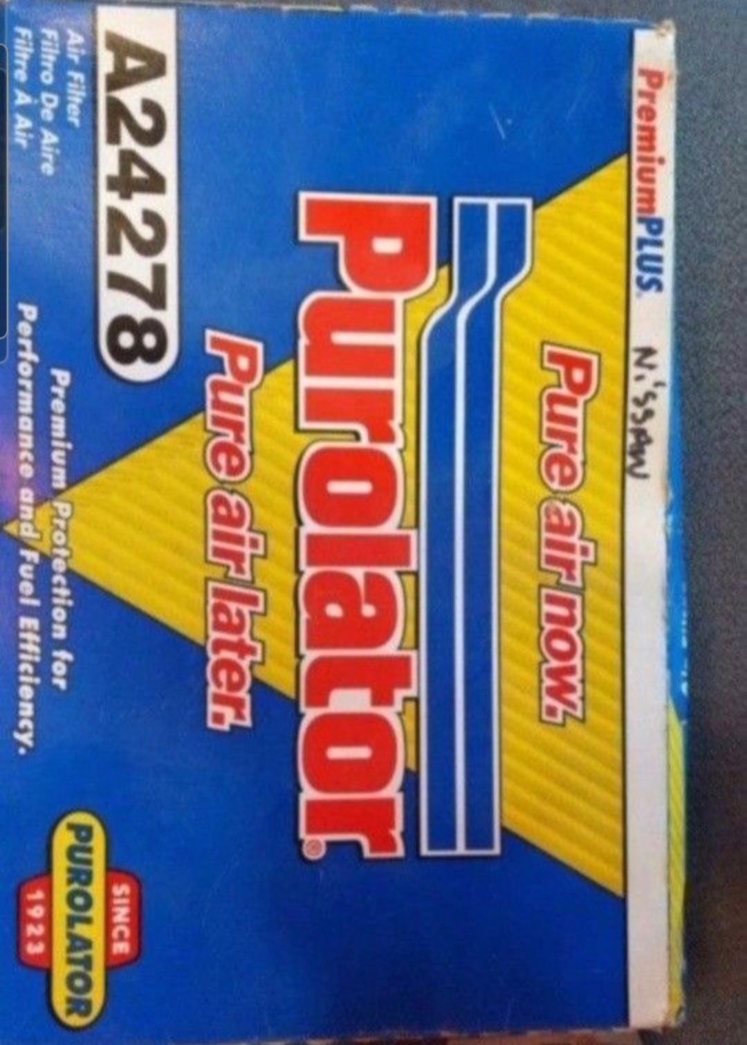 New Purolator Air Filter For Most Imports A24278
