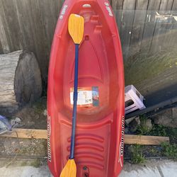 Kayak with Paddle
