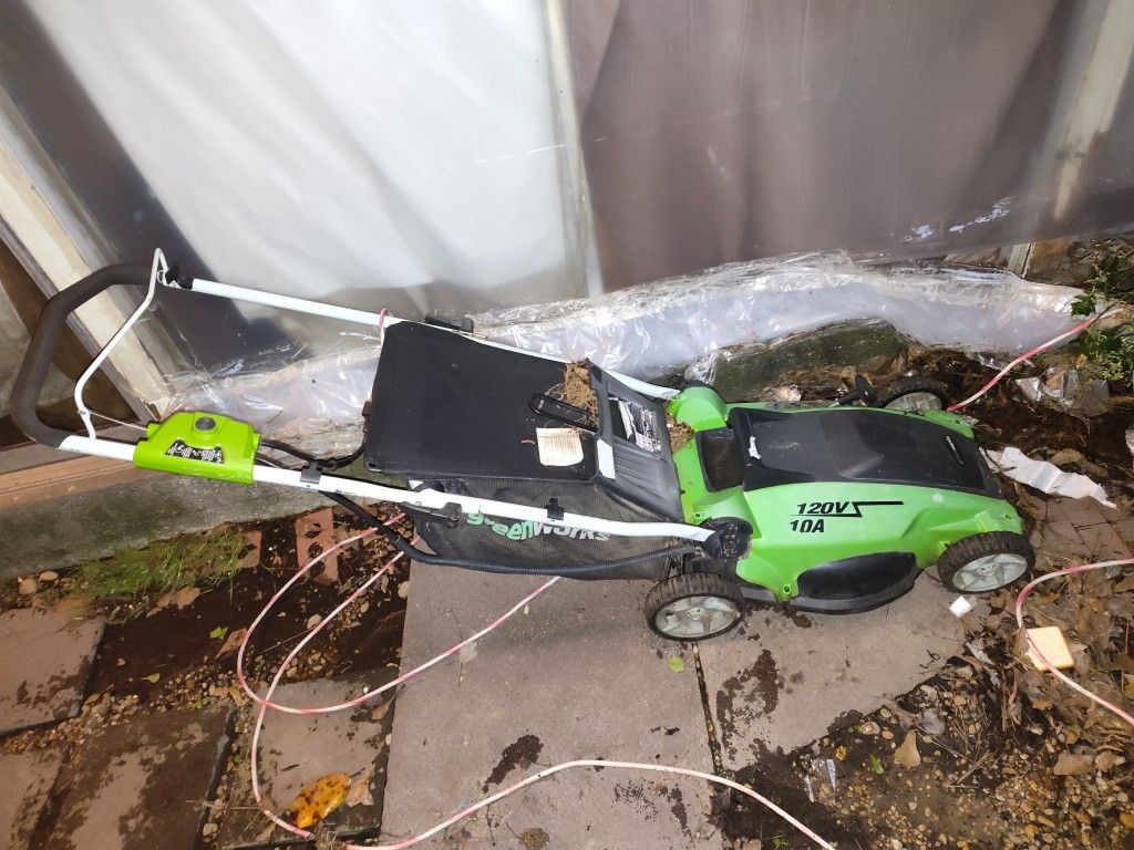 Electric Lawnmower Trimmer And Blower