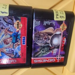 Genesis Nintendo  Games