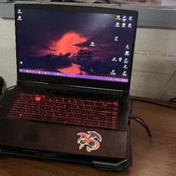 MSI Thin Gaming Laptop And External HD 