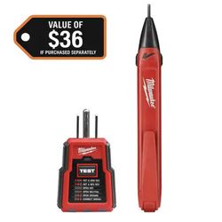 Milwaukee Non-Contact Voltage & GFCI Tester Kit 2226-20 - New in Box - Premium Electrical Tester