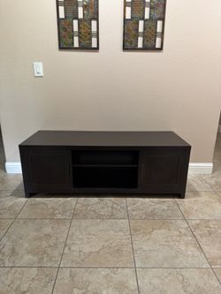 Dark Brown Entertainment Center/Tv Stand