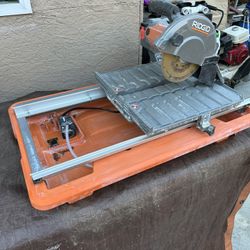 Rigid Wet Tile Saw 