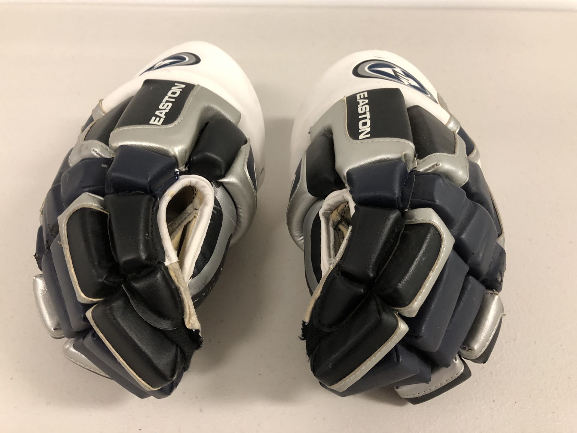 Easton Stealth S4 Youth Hockey Gloves 12" - Black/Blue/White