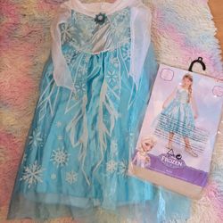 Elsa Costume, Little Girl, 7-8.
