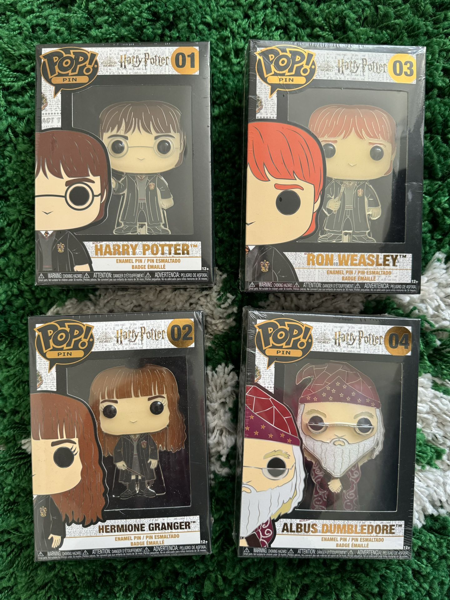 Funko POP! Pins: Harry Potter Set (4)