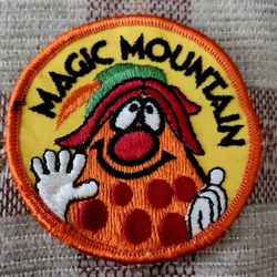 Six Flags Magic Mountain California Troll Vintage Patch Unused 1970s
