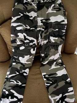Black and White camo cargo pants