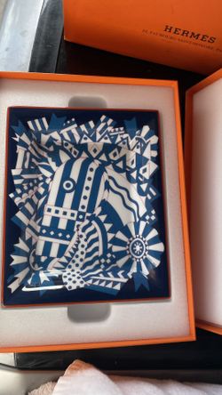 Hermes Cheval de Fete Porcelain Change Tray