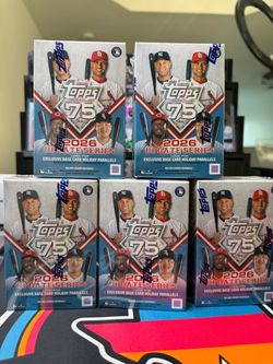 2026 Topps 75th Update Series Baseball Blaster Boxes (Lot of 4)