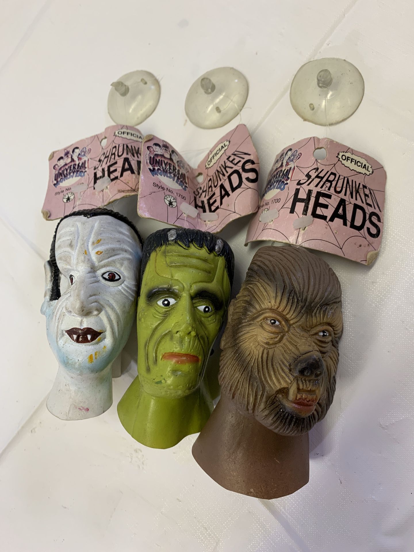 Universal Studios Monsters Shrunken Heads Set of 3