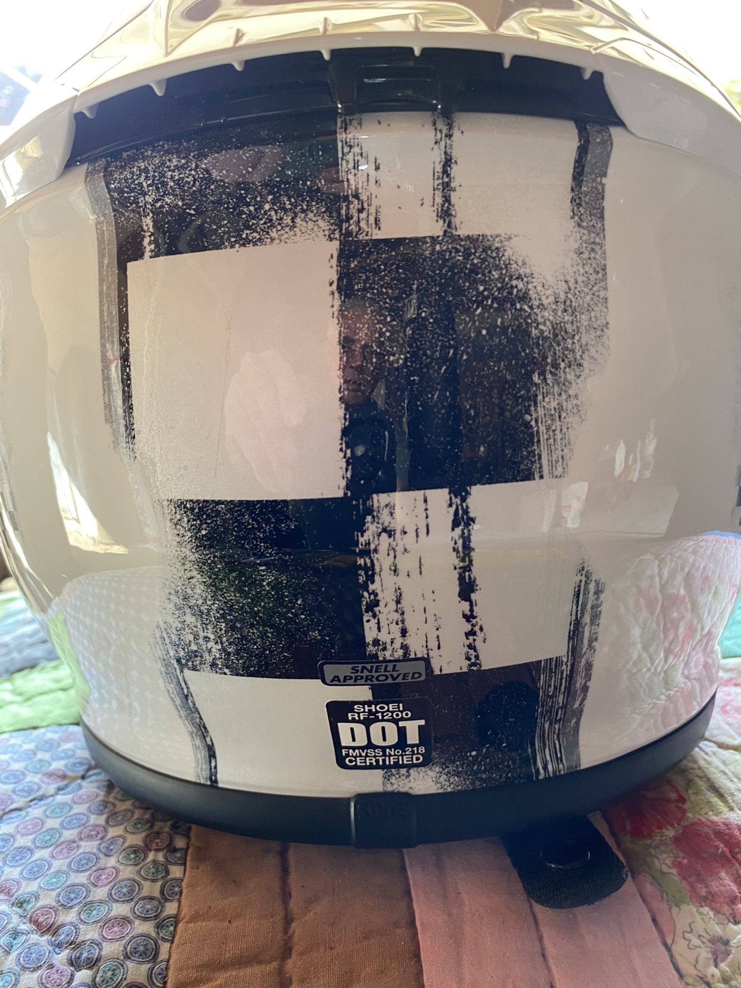 Three motorcycle helmets two large one small $75 each. Or best offer DOT approved