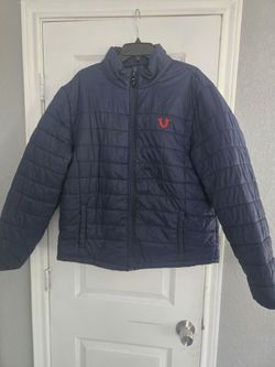 True Religion Navy Blue Puffer Jacket