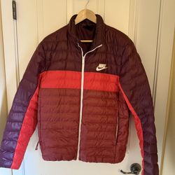 Men’s Nike Maroon & Red Jacket - Medium
