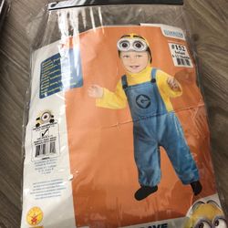 Halloween costume minion Dave 6-12 months despicable me