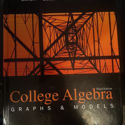 College Algebra Book