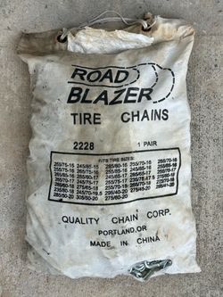 Road blazer Snowchains part number2228
