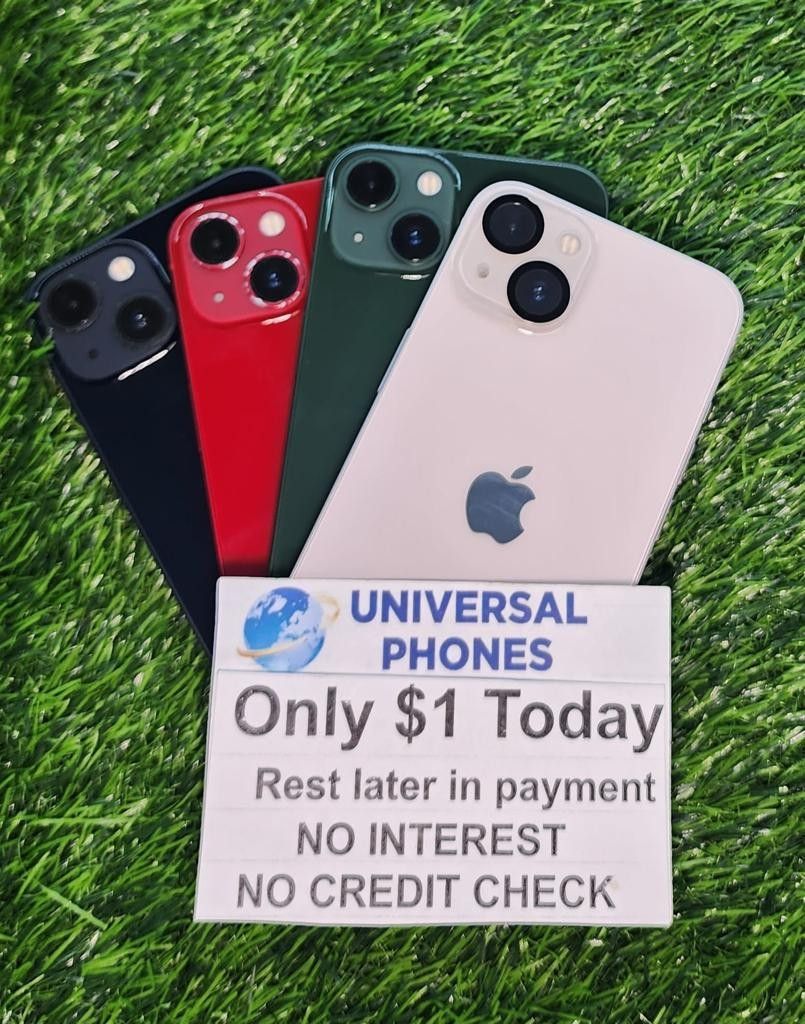 In Box Apple IPhone 13 128gb Unlocked Like New Condition No Defects. $1 Down NO CREDIT CHECK FINANCING,All Products : American Fashion Style Bags On Sale