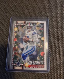 Dak Prescott topps holiday hidden elf