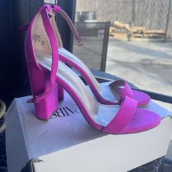 Hot Pink Heels Size 7