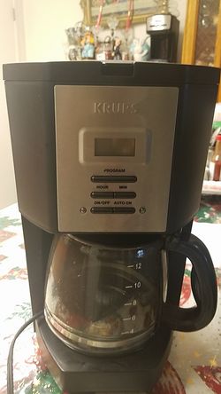 Krups coffee maker