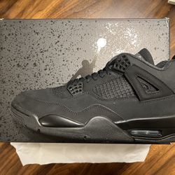 Air Jordan 4 Retro Black Cat Size 10.5