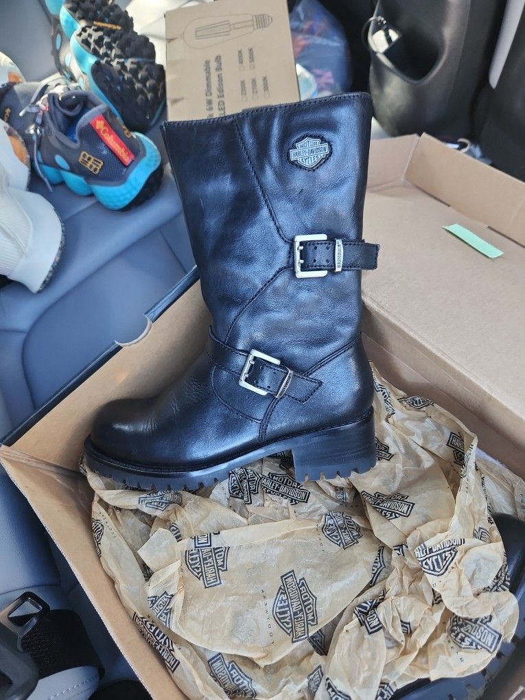 Harley Davidson Women Boots Black Size 6