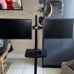 Stand monitors times two, $125