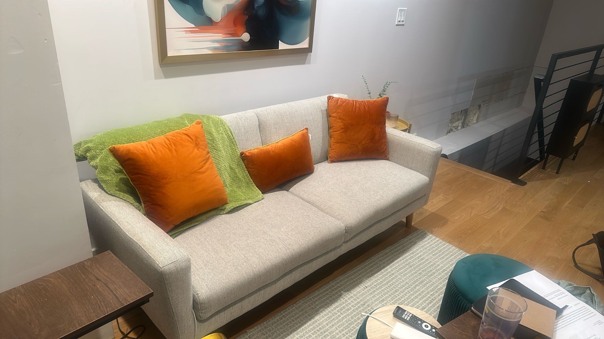 WEST ELM OLIVER 72” LOVE SEAT