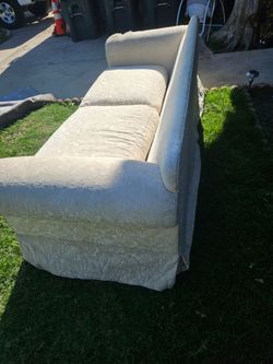 Sofa is 7 feet long and 3 feet wide.