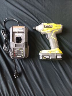 Ryobi ONE+ 18V Impact Driver w/ 2Ah Battery & Charger