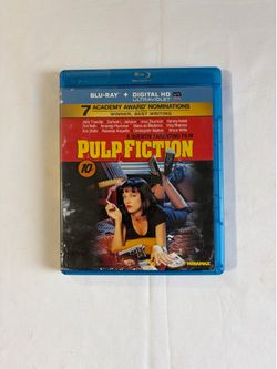 Pulp Fiction Movie A Quentin Tarantino Film Blue Ray Disc