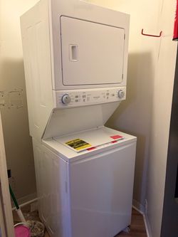 Frigidaire Stacked Washer Dryer Unit