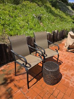 Two Patio High Chairs in Great Condition