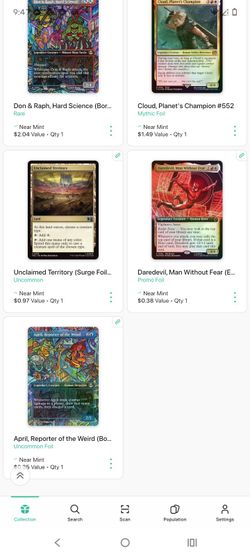 Magic the gathering huge card collection