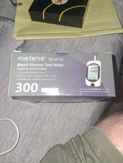 Metene TD-4116 Blood Glucose Test Strips 300ct