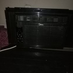 Black Midea Window AC Unit