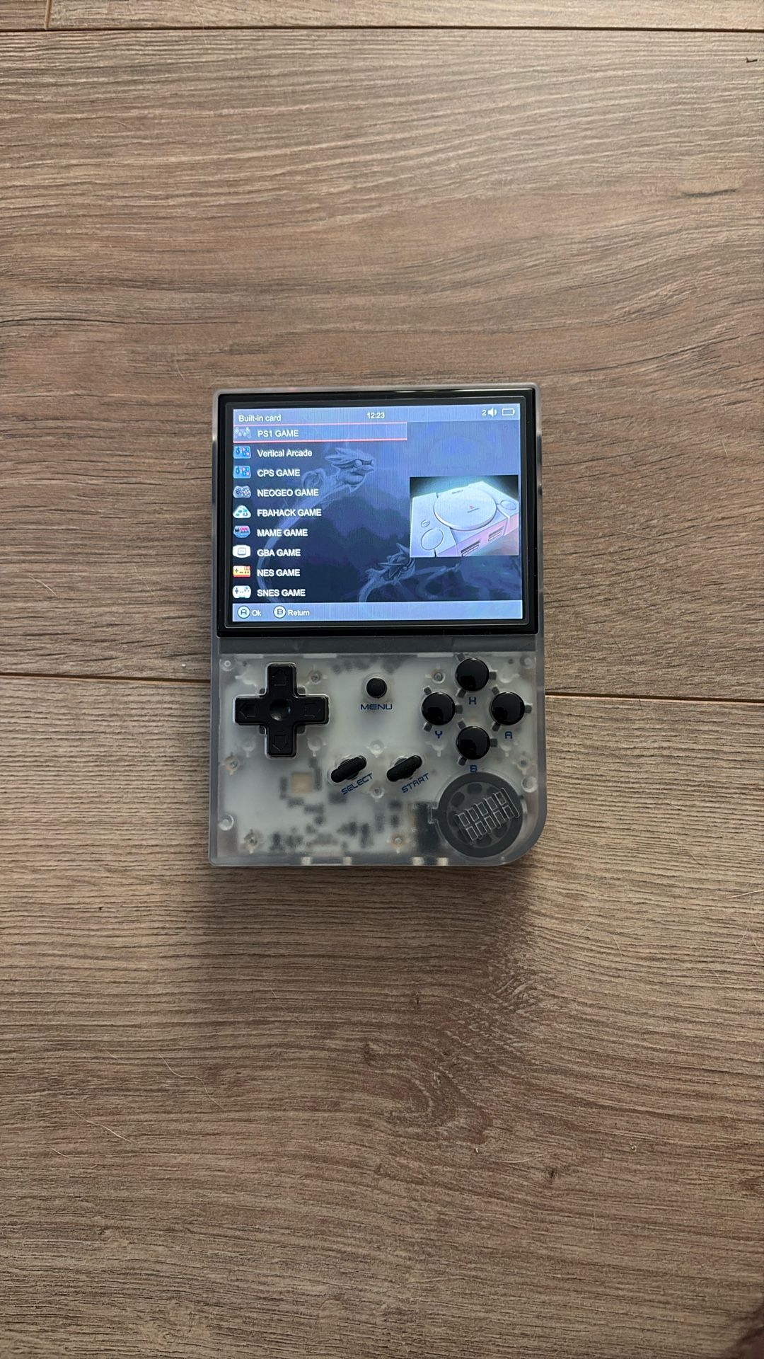 ANBERNIC RG35XX Crystal White 64GB With Case And OG Box