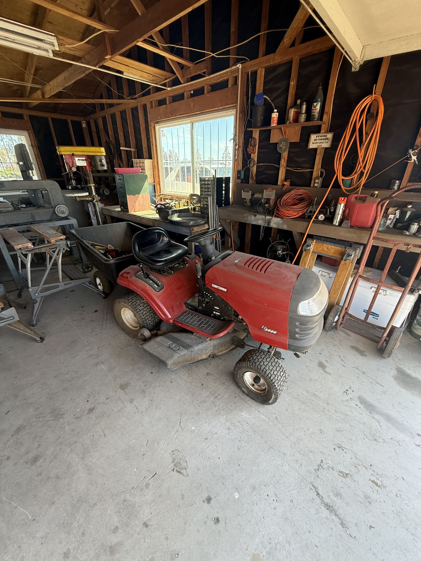 2007 craftsman LT 2000 lawnmower