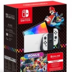  Nintendo Switch OLED Model Mario Kart 8 Deluxe Bundle Game