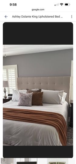 Ashley king size bed frame